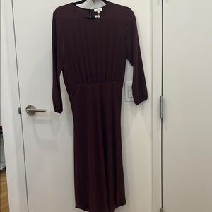 Wilfred aritzia Burgundy Dress size small